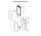Maytag MFI2570FEZ03 refrigerator door parts diagram
