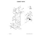 Amana AFI2539ERM03 cabinet parts diagram