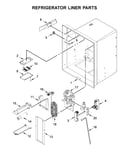 Refrigerator liner parts