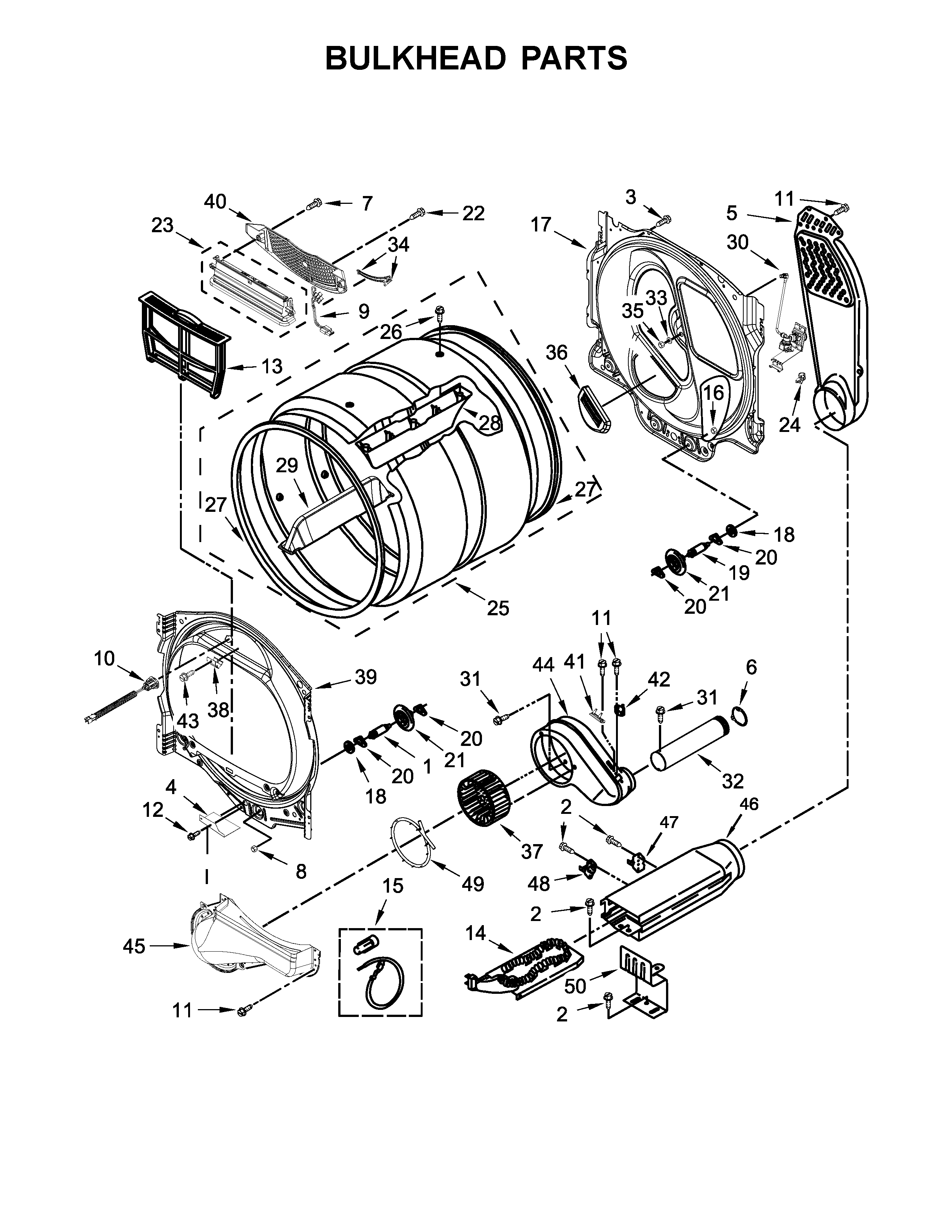 Bulkhead parts