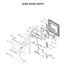 Oven door parts