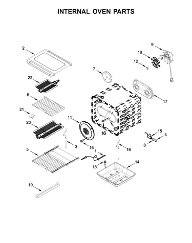 Internal oven parts