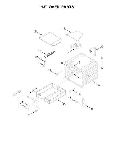 18" oven parts