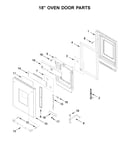 18" oven door parts