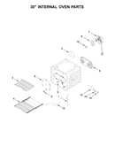 30" internal oven parts