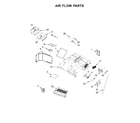Maytag MMV6190DE2 air flow parts diagram