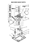 Machine base parts