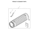 Whirlpool WET4024EW0 product accessory parts diagram