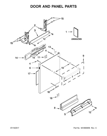 Door and panel parts
