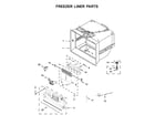 KitchenAid KRFC804GPS00 freezer liner parts diagram