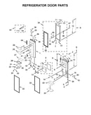 Refrigerator door parts