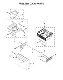 Freezer door parts
