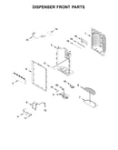 Dispenser front parts