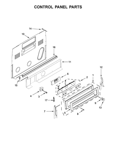 Control panel parts