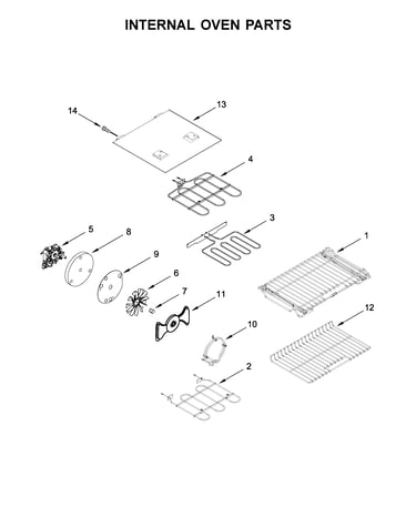 Internal oven parts