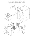 Refrigerator liner parts