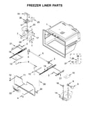 Freezer liner parts