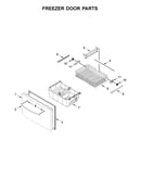 Freezer door parts