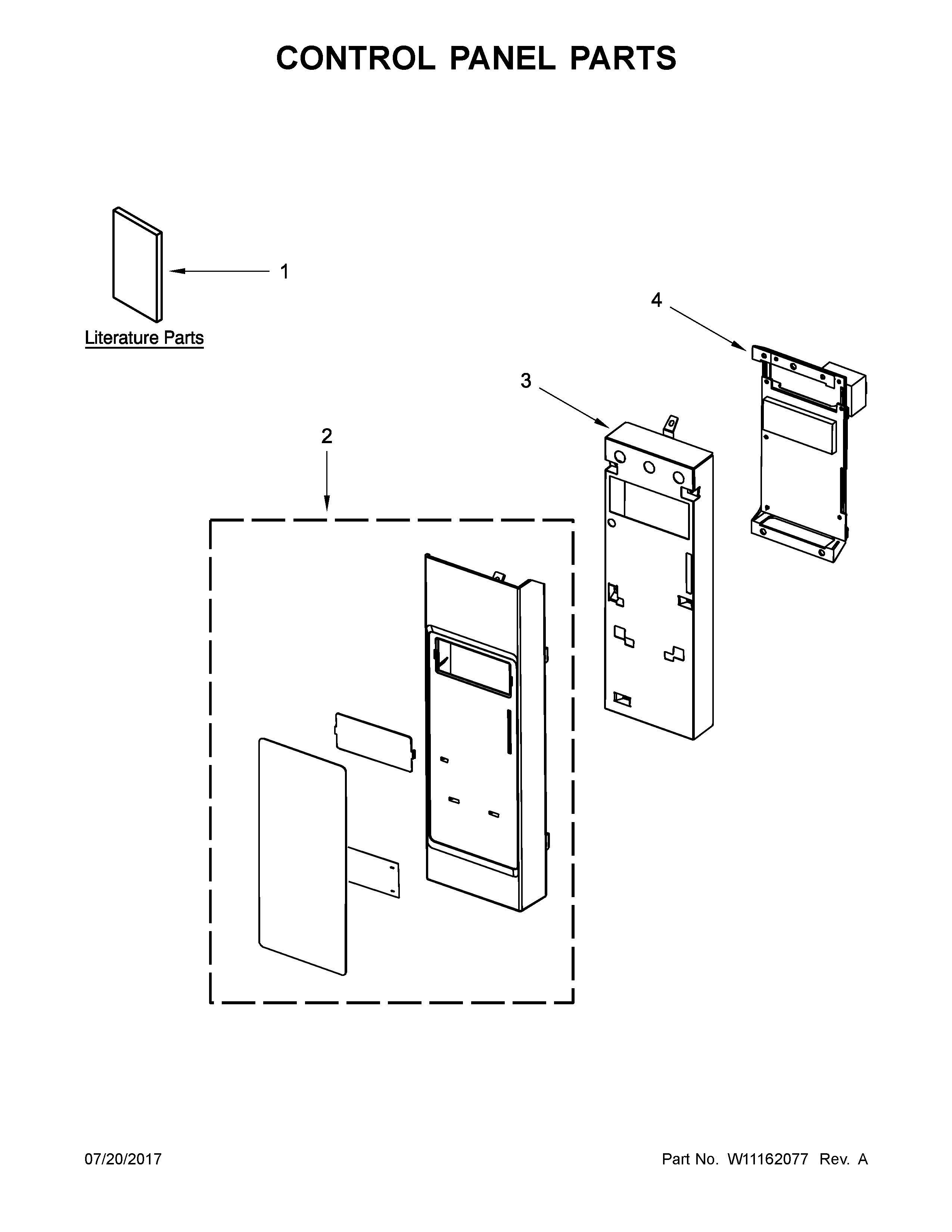 Control panel parts