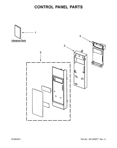 Control panel parts