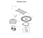 Whirlpool WMH76718AB1 turntable parts diagram