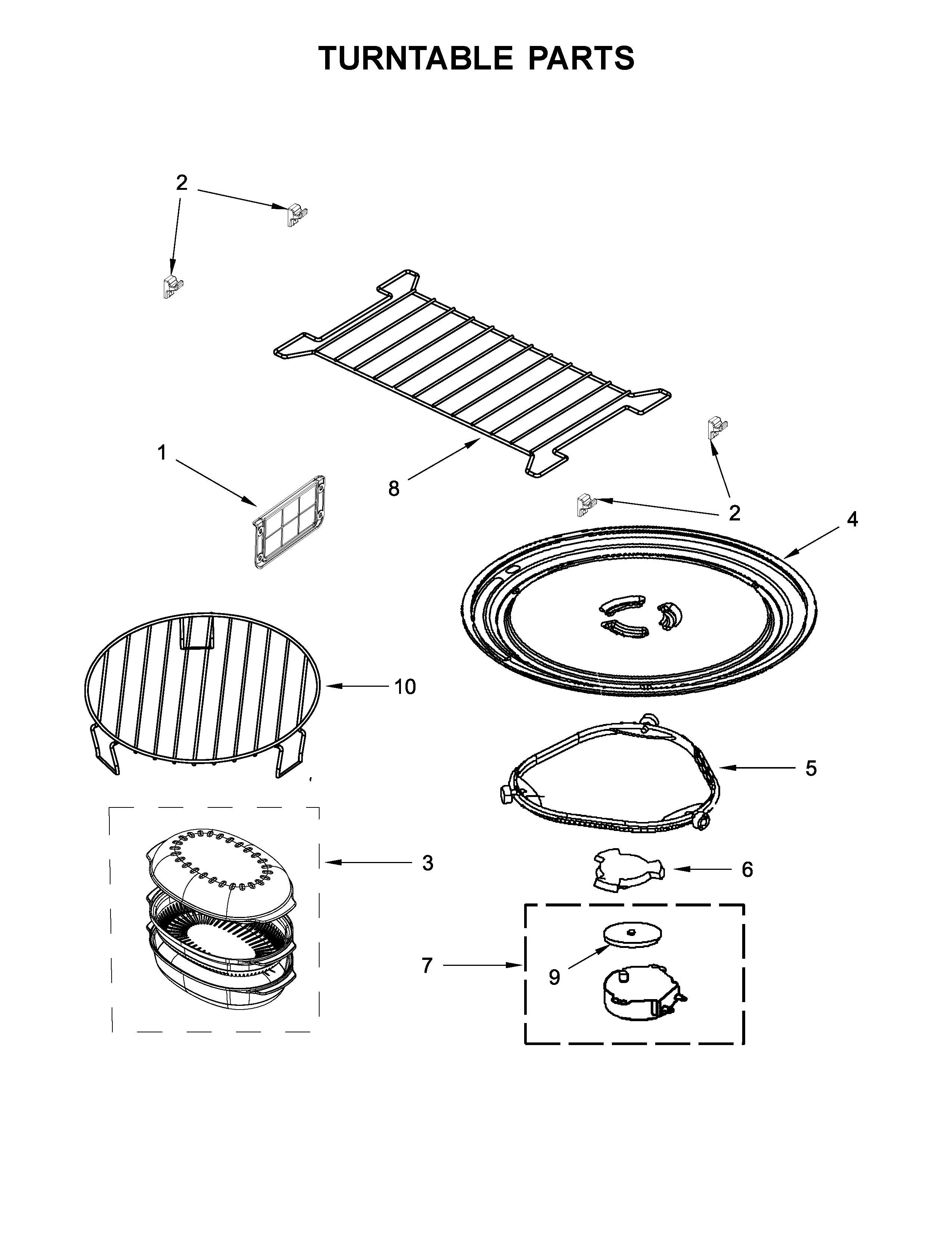 Turntable parts