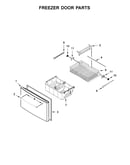 Freezer door parts