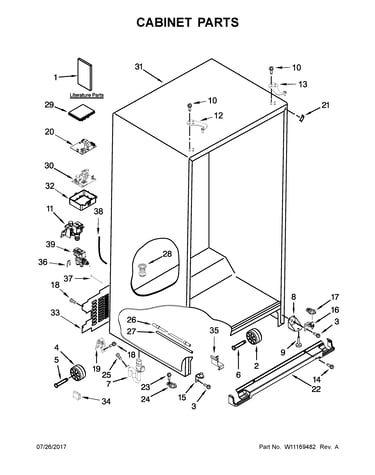 Cabinet parts