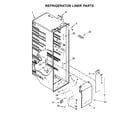 KitchenAid KRSC503EBS00 refrigerator liner parts diagram