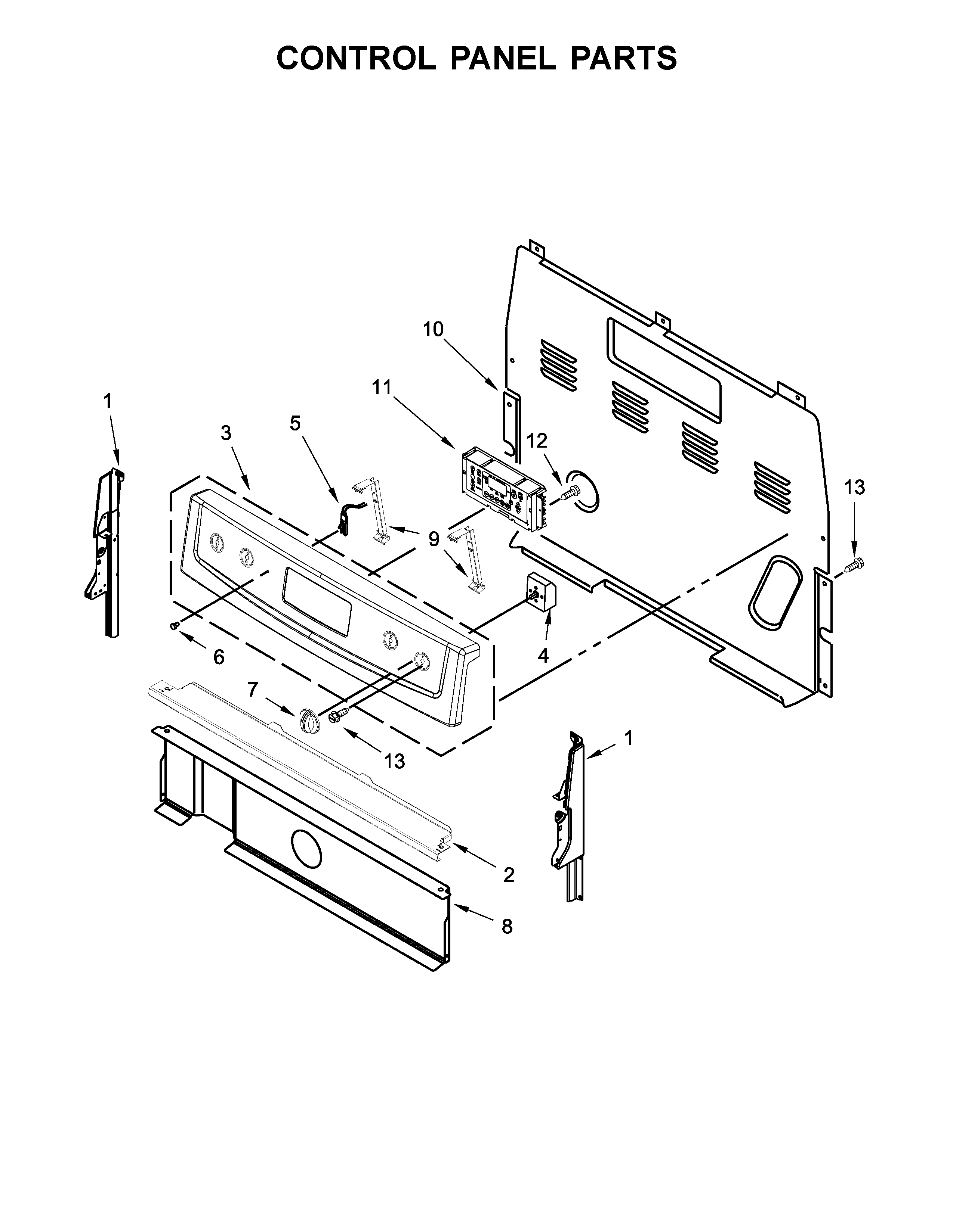 CONTROL PANEL PARTS