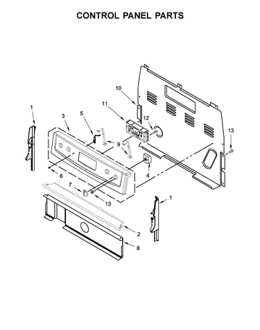 Control panel parts