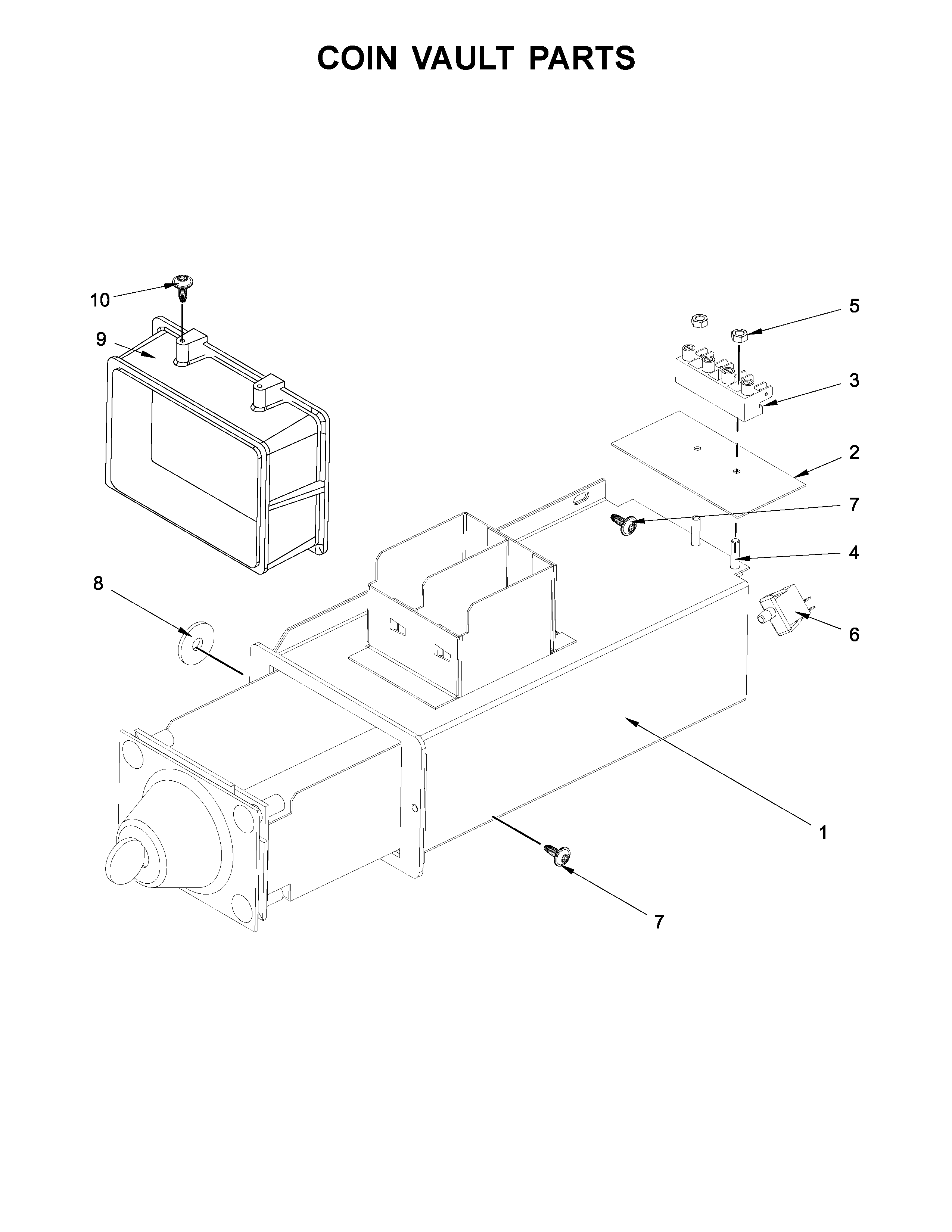 Coin vault parts