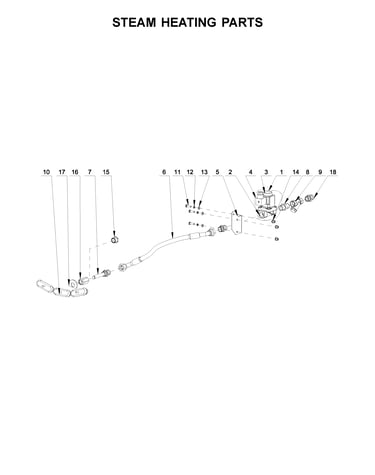 Steam heating parts
