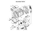 Maytag YMEDB835DW4 bulkhead parts diagram