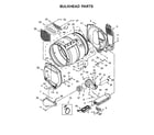 Maytag YMEDB765FC0 bulkhead parts diagram