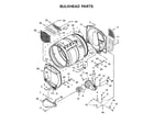 Maytag MGDB765FC0 bulkhead parts diagram
