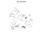 Jenn-Air JMV8208CB4 air flow parts diagram