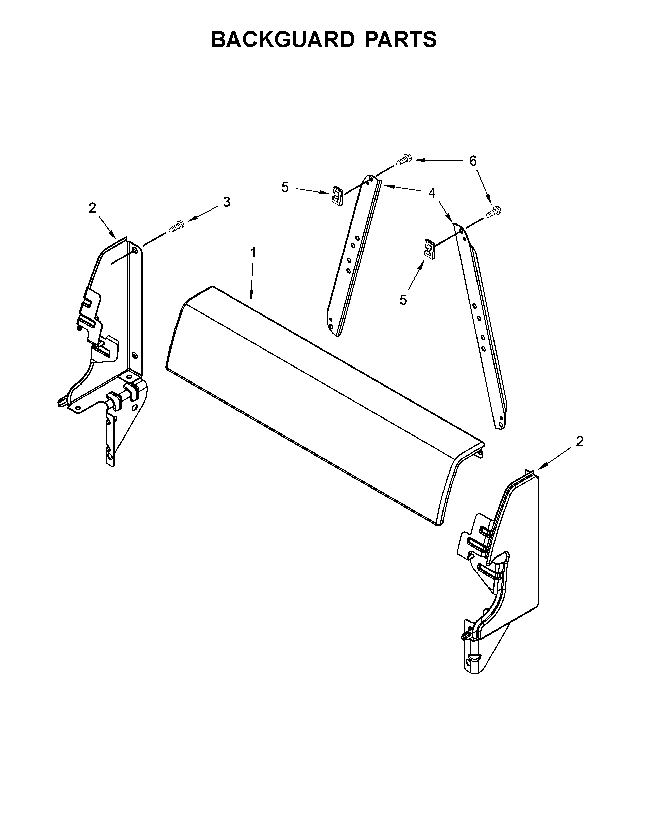 Backguard parts
