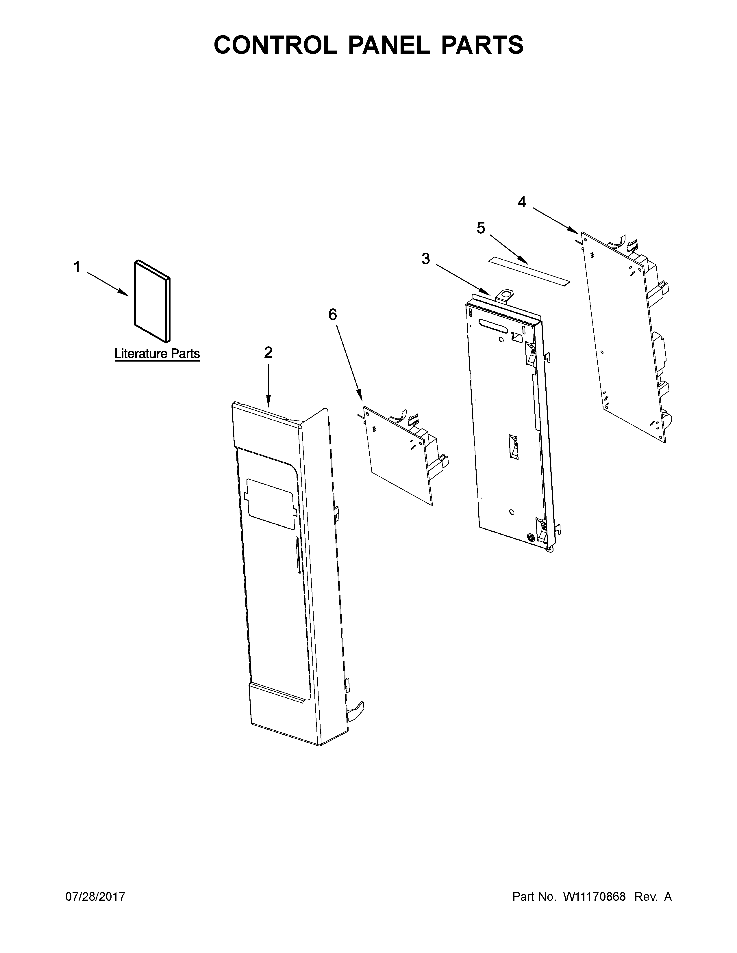 Control panel parts