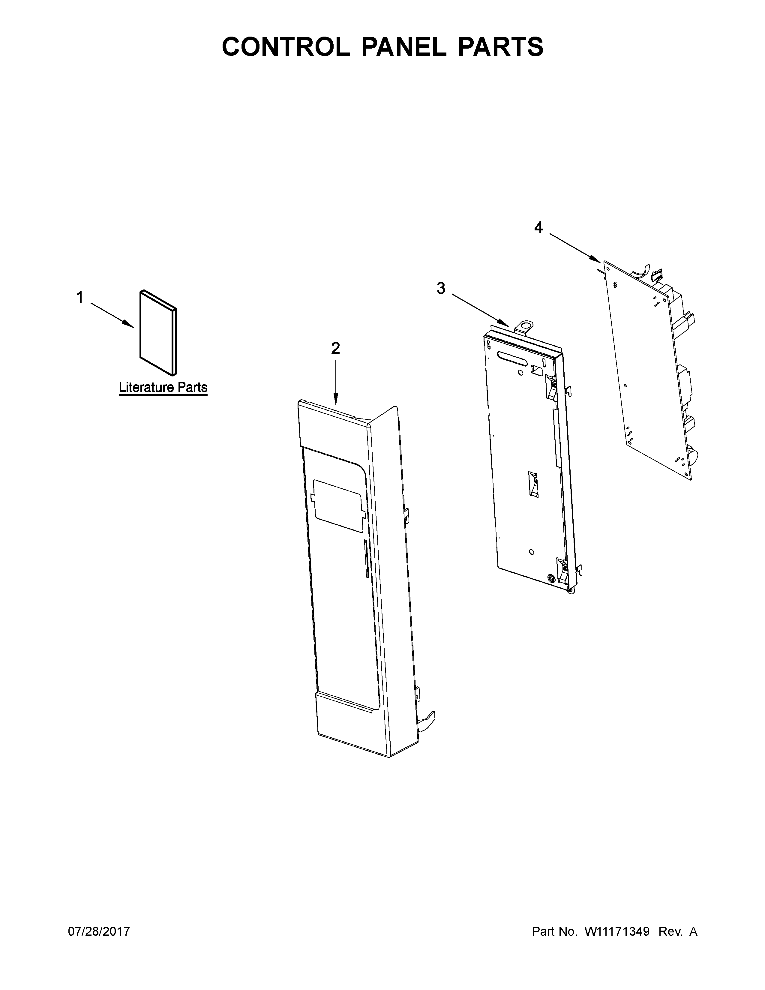 Control panel parts