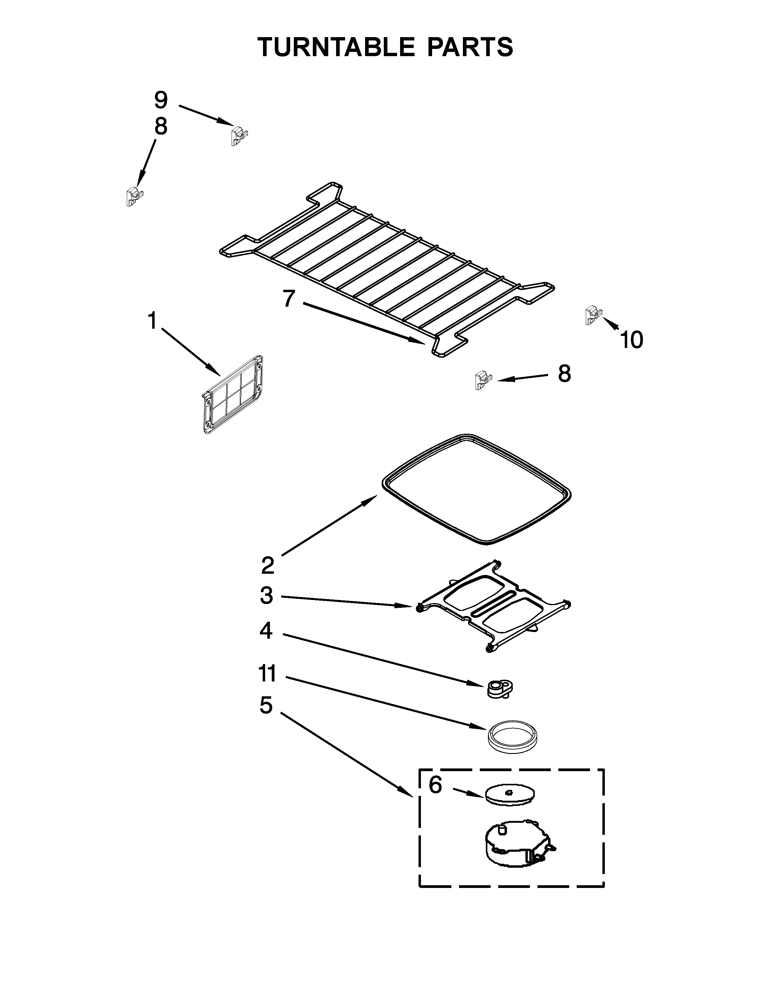 Turntable parts
