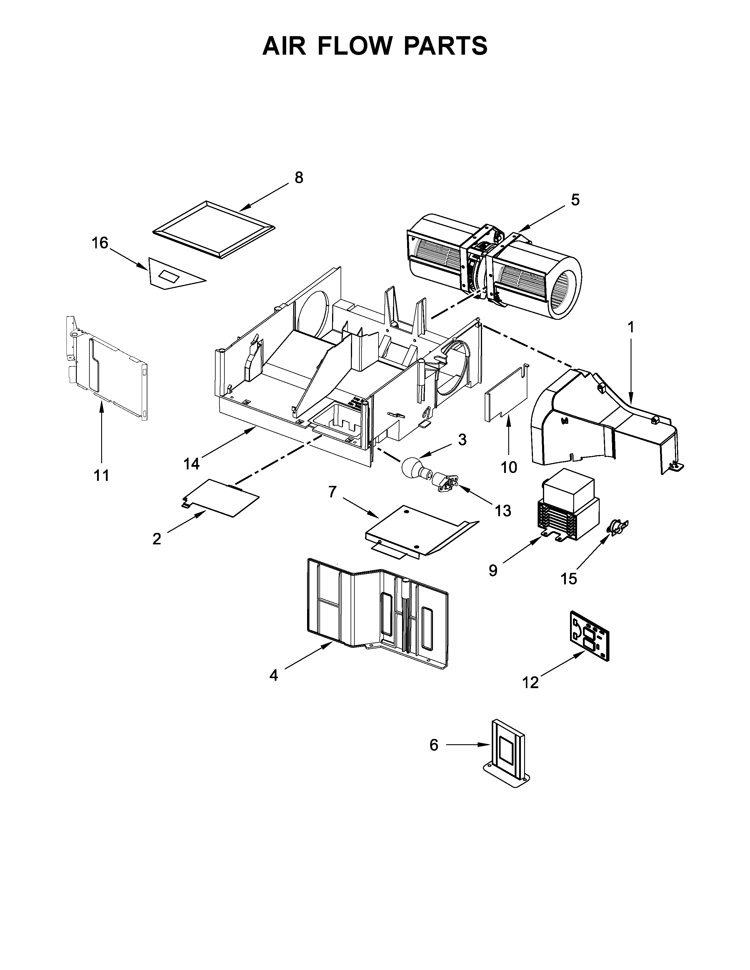 Air flow parts
