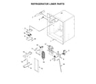 Maytag MFI2570FEW01 refrigerator liner parts diagram