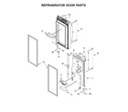 Maytag MFI2570FEW01 refrigerator door parts diagram