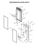 Refrigerator door parts