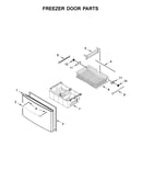 Freezer door parts