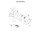 Amana AMV6502REB1 air flow parts diagram