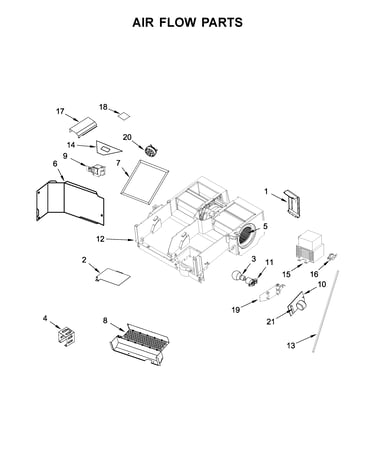 Air flow parts