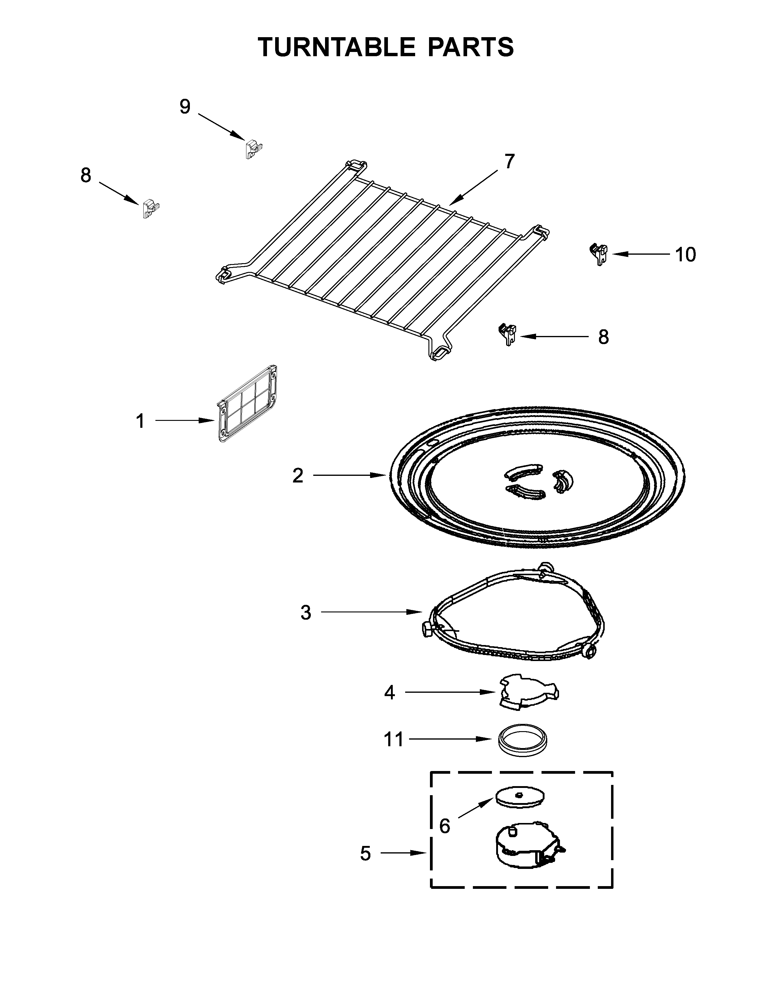 Turntable parts