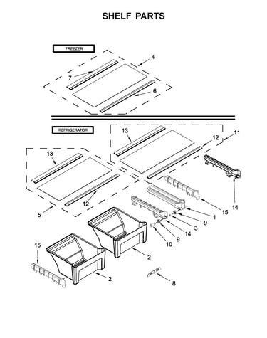 Shelf parts